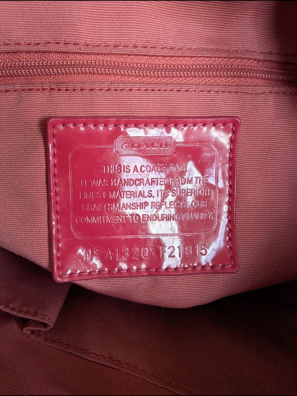 Coach Pink Signature Canvas Shoulder Bag